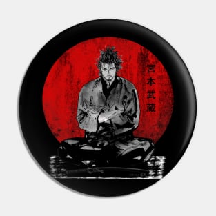 Musashi Meditation Pin