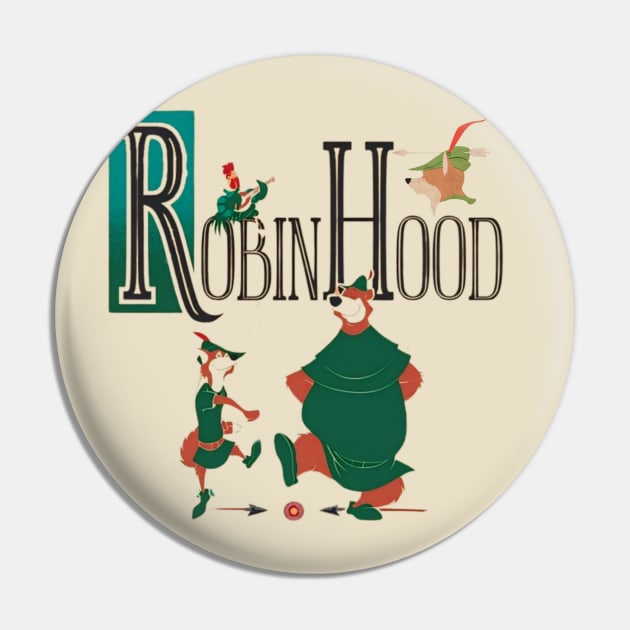 Robin Hood t-shirt Pin by Andre design