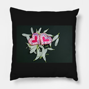 Petals with hearts Pillow