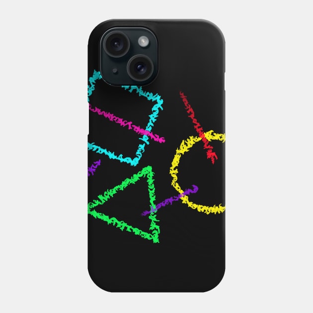 Chalkboard Shapes Phone Case by Zuzionika