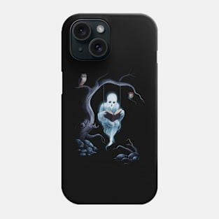 Ghosts Reading Books Phone Case