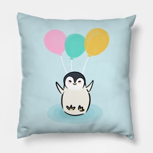 Flying Penguin Pillow