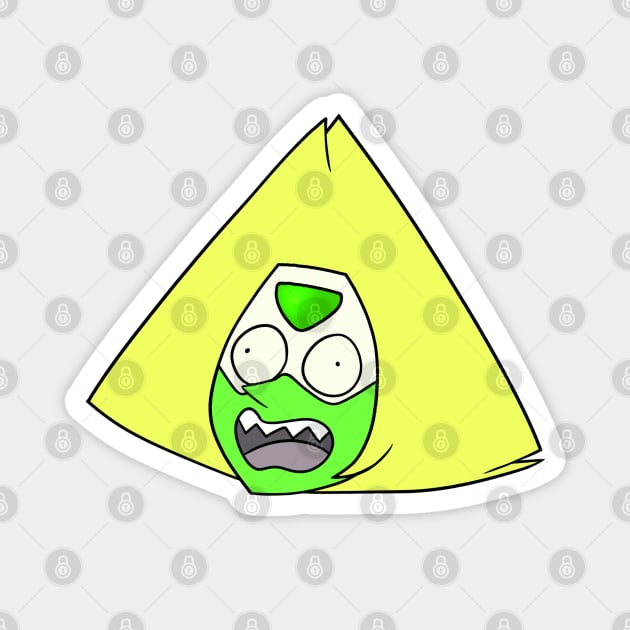 Peridot Spaced Out Magnet by WatermelonSoap