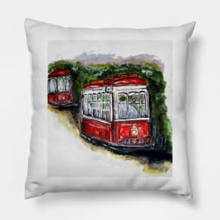 Abandoned Trolley Pillow