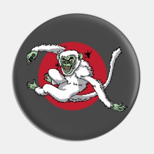 Ghost Monkey Pin