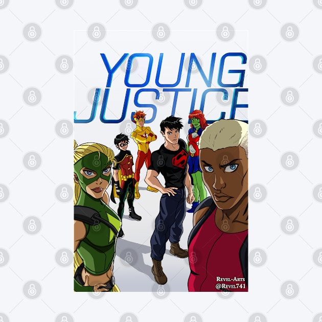 Young Justice The Team by Revel-Arts