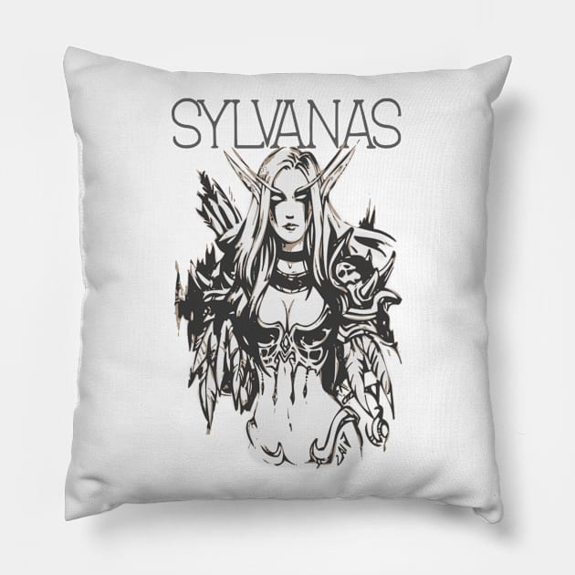 SYLVANAS Pillow by ShawnaMac