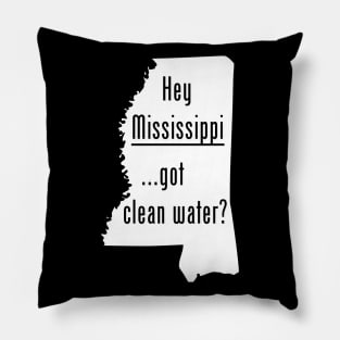 Mississippi - Got Clean Water? Pillow