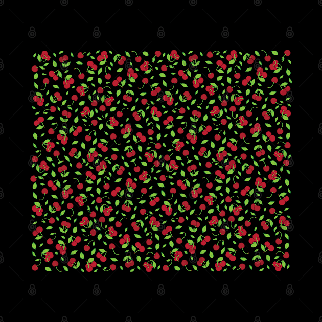 Cherry Pattern 1 by VirgoArtStudio