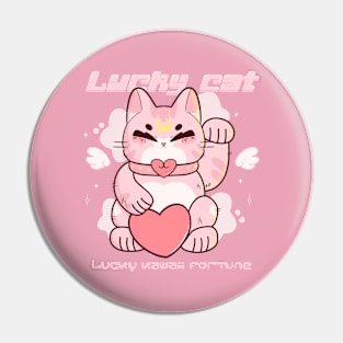 Lucky Cat kawaii Pin