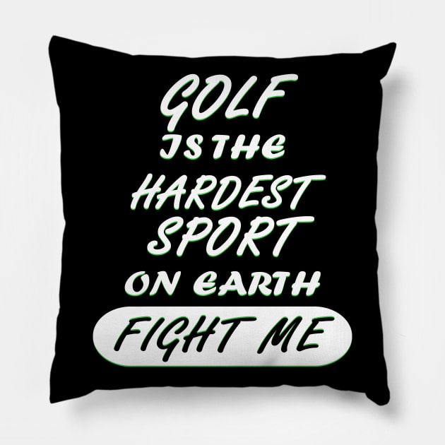 Golf Hole in One Club Club Pillow by FindYourFavouriteDesign