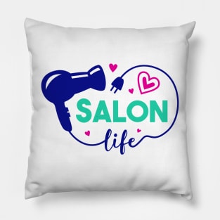 Cute Salon Life Hair Stylist Hairdresser Art Pillow