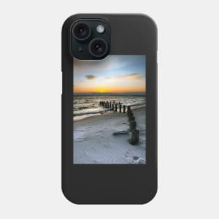 Sunset on Lake Michigan Phone Case