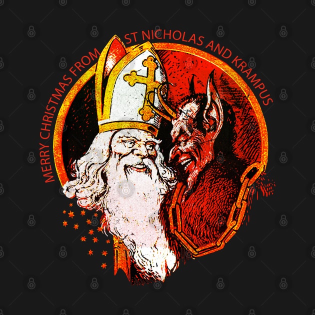 Merry Christmas From St Nicholas and Krampus by creepcouture