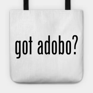 Got Adobo? Filipino Food Humor Design by AiReal Apparel Tote