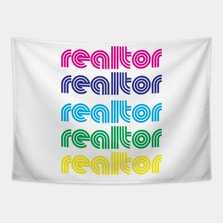 Realtor Rainbow Pride T-Shirt Tapestry