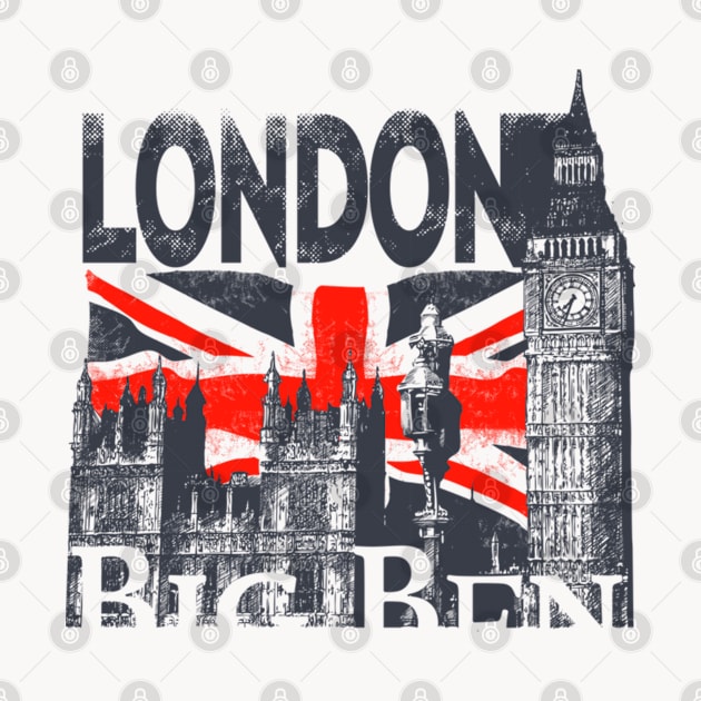 London Souvenir by Happy Art Designs