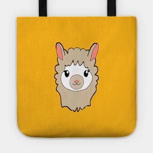 Cute Llama Drawing Tote