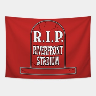 R.I.P. Riverfront Stadium Tapestry