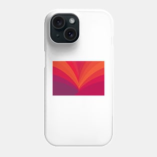 Palm tree, abstraction in hot orange peel and fuchsia colors Phone Case