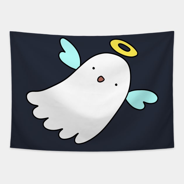 Angel Ghost Tapestry by saradaboru