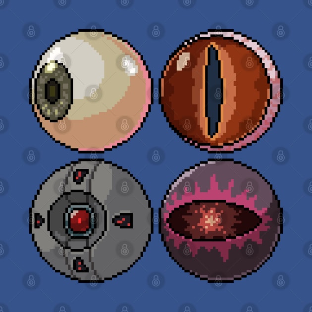 Pixel Isolated Eye Ball by Mako Design 