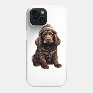 Winter Boykin Spaniel Dog Phone Case