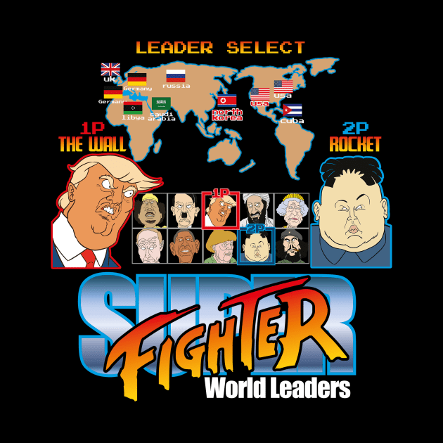 Super Fighter Trump Vs Kim by TEEWEB