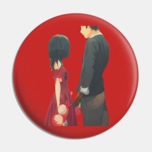 Romantic Anime Couple Pin