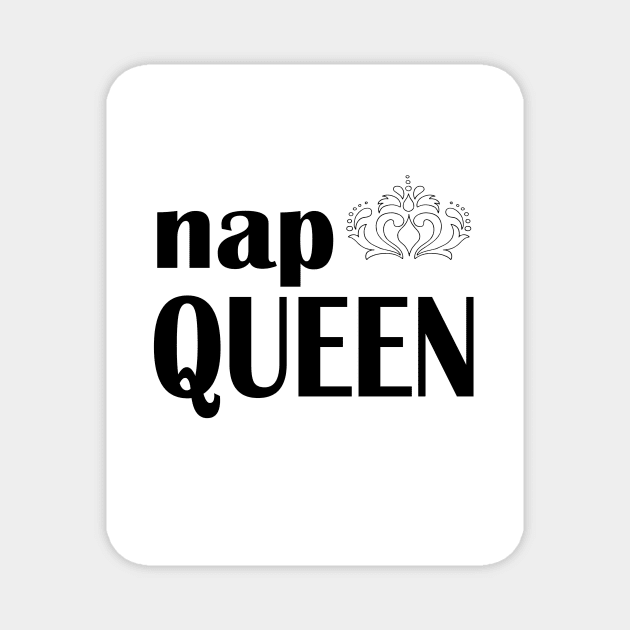 Nap Queen Magnet by MelissaJoyCreative