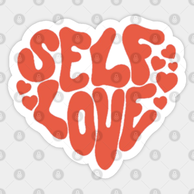 Self love hearts and bubble typography aesthetic - Self Love Art ...