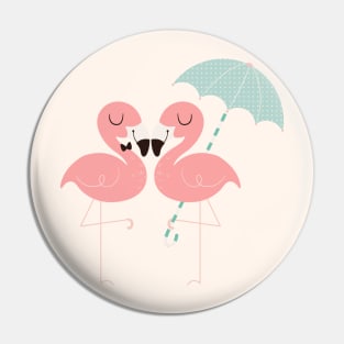 Flamingo lovers Pin