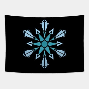 Crystal Blue Star Diamonds  Tapestry