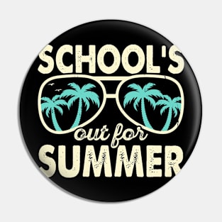 School Out For Summer T Shirt For Women Men Pin