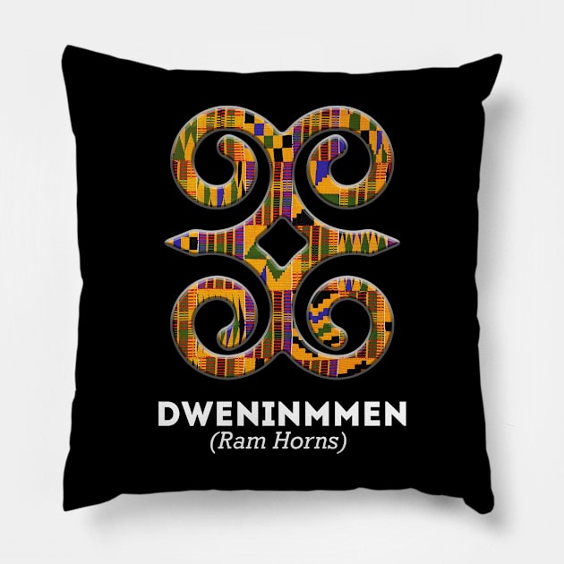 Dweninmmen (Ram Horns) Pillow by ArtisticFloetry