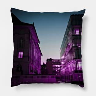 Architecture new old / Swiss Artwork Photography Pillow