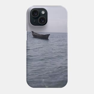 Swahili canoe on Indian ocean Phone Case