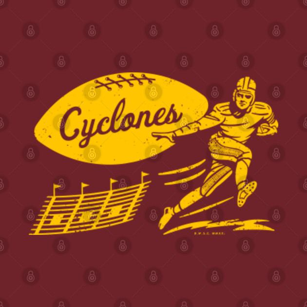 Vintage College Football - Iowa State Cyclones (Yellow Cyclones Wordmark) - Iowa State - Phone Case