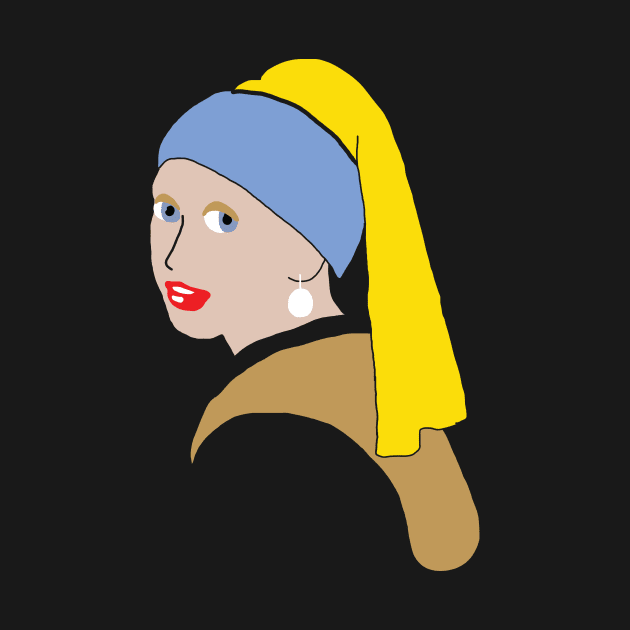 Girl with a Pearl Earring Minimized by pelagio