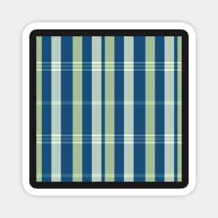 Summer Aesthetic Artair 2 Hand Drawn Textured Plaid Pattern Magnet