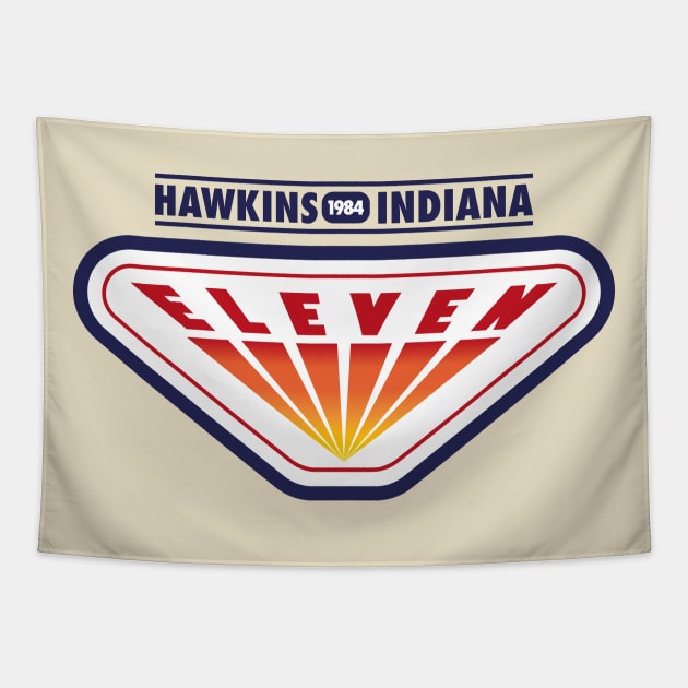 Eleven Arcade - Hawkins Indiana - Stranger Things Tapestry by RetroReview