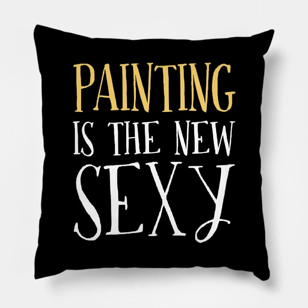 Gifts For Painting Lovers Pillow by divawaddle
