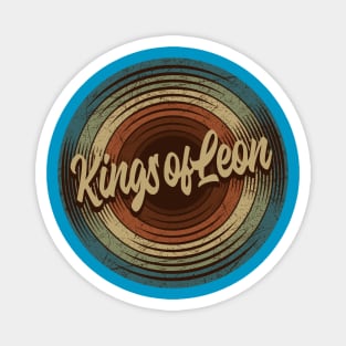 Kings of Leon Vintage Vinyl Magnet