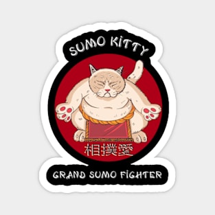 Sumo Kitty Grand Sumo Fighter Magnet