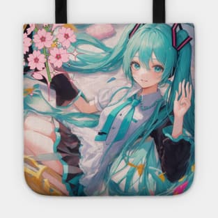 Miku Music Girl Tote