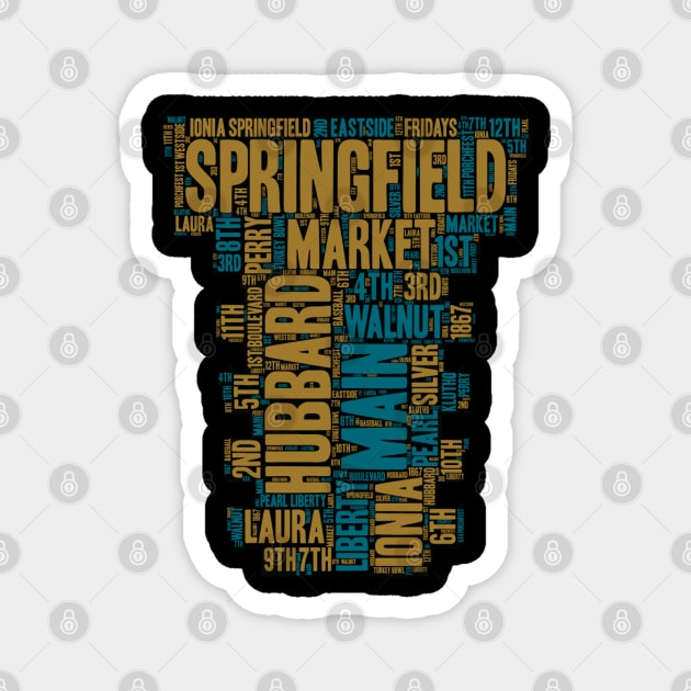 Springfield Klutho Cross Streets Magnet by justin_weise