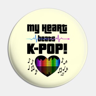 My Heart beats K-POP with heart beat and audio beats Pin