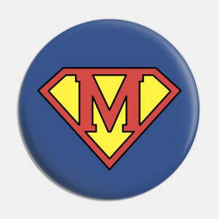 Super Mom Logo Pin