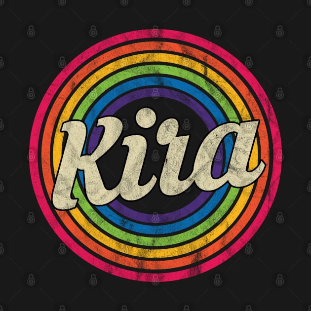 Kira - Retro Rainbow Faded-Style by MaydenArt