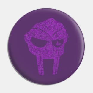 Doodle Doom Purple Pin